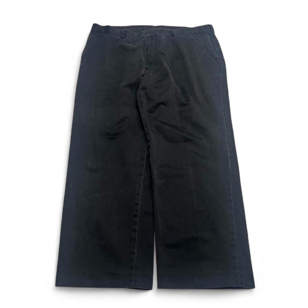 Axist black cotton straight leg baggy